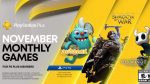 Стала известна ноябрьская линейка PlayStation Plus